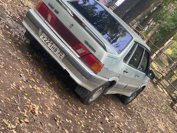 2002 Lada (ВАЗ) 2115, серебристый, 90000 рублей - вид 5