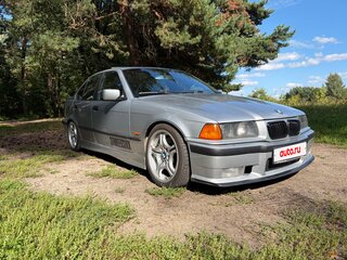 1996 BMW 3 серии 320i III (E36), серебристый, 1100000 рублей, вид 2