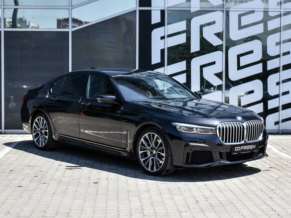 2019 BMW 7 серии 730i VI (G11/G12) Рестайлинг, чёрный, 5200000 рублей