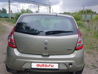 2012 Renault Sandero I, бежевый, 510000 рублей, вид 4