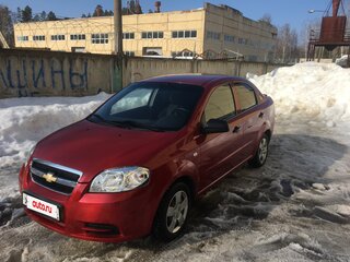 2009 Chevrolet Aveo I Рестайлинг, красный, 750000 рублей, вид 1