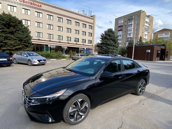 2023 Hyundai Elantra VII (CN7), чёрный, 2250000 рублей - вид 12