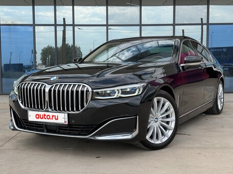 2020 BMW 7 серии 740d xDrive VI (G11/G12) Рестайлинг, чёрный, 7289000 рублей, вид 1
