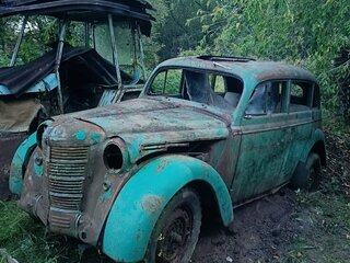 1949 Москвич 400-420, зелёный, 70000 рублей, вид 3