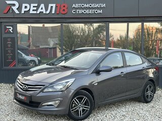 2014 Hyundai Solaris I Рестайлинг, серый, 859000 рублей, вид 2