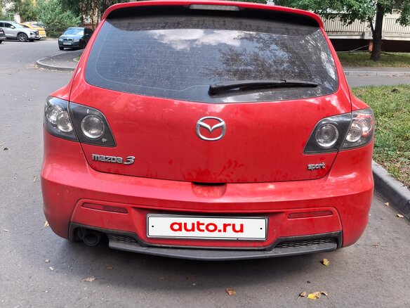 2006 Mazda 3 I (BK) Рестайлинг, красный, 2500000 рублей