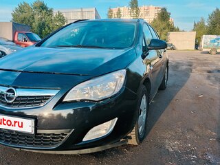 2012 Opel Astra J Рестайлинг, чёрный, 531000 рублей, вид 2