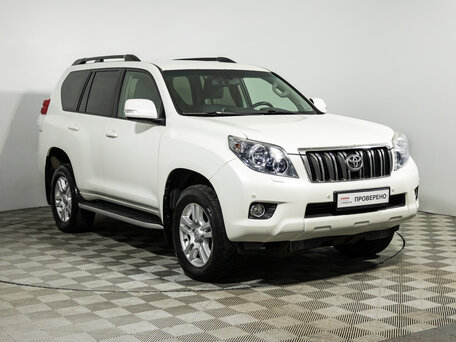 2011 Toyota Land Cruiser Prado 150 Series, белый, 2299585 рублей, вид 3