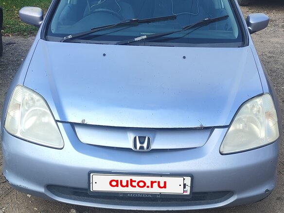 2000 Honda Civic VII, голубой, 280000 рублей - вид 2