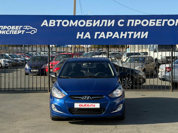 2011 Hyundai Solaris I, синий, 790000 рублей - вид 1
