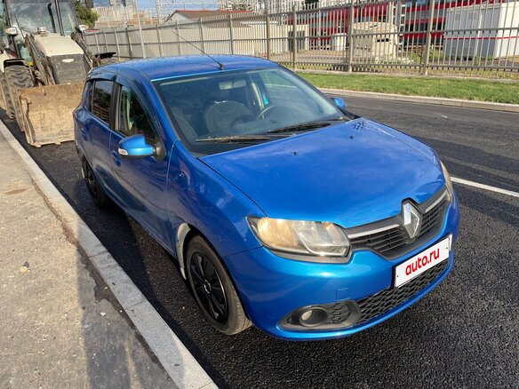 2014 Renault Sandero II, синий - вид 6
