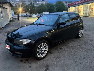 2007 BMW 1 серии 118i I (E81/E82/E87/E88) Рестайлинг, чёрный, 760000 рублей, вид 4