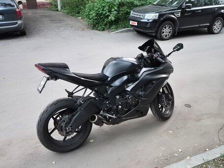 2016 Kawasaki ZX-6R Ninja, чёрный, 740000 рублей, вид 3