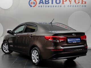 2016 Kia Rio III Рестайлинг, коричневый, 1255000 рублей, вид 2