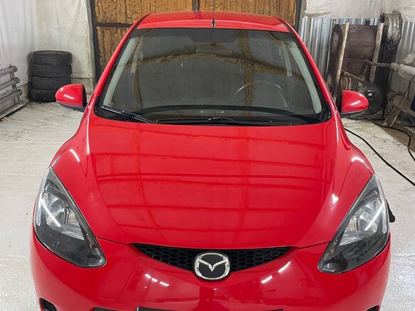 2008 Mazda 2 II (DE), красный, 690000 рублей - вид 5