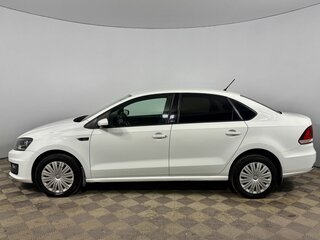 2016 Volkswagen Polo V Рестайлинг, белый, 1210000 рублей, вид 2