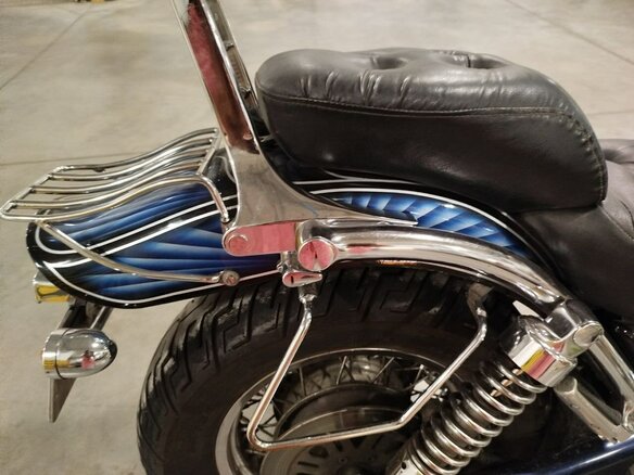 2001 Suzuki Intruder VS 1400, синий, 480000 рублей - вид 8