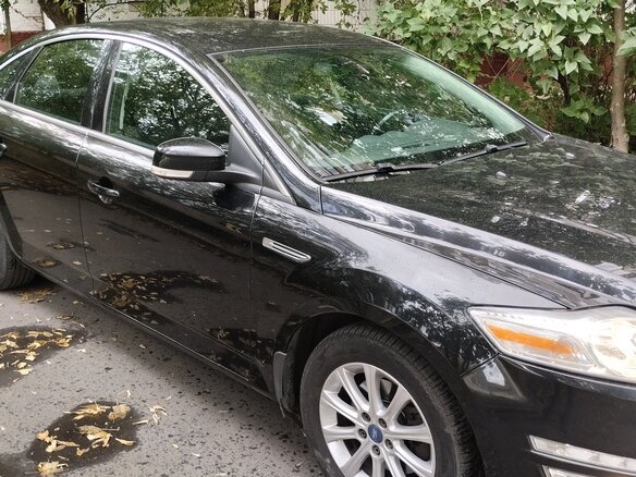 2013 Ford Mondeo IV Рестайлинг, чёрный - вид 3