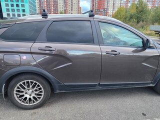 2019 Lada (ВАЗ) Vesta SW Cross I, коричневый, 930000 рублей, вид 4
