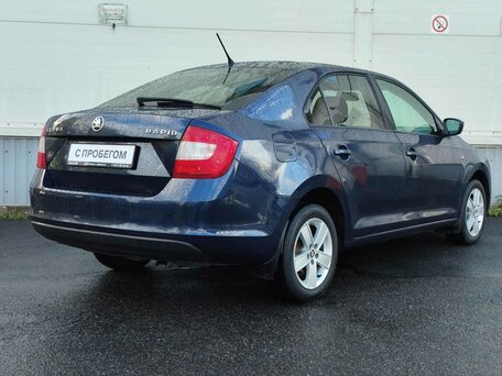 2014 Skoda Rapid I, синий, 830000 рублей, вид 5