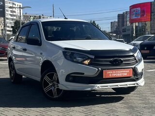 2021 Lada (ВАЗ) Granta I Рестайлинг, белый, 680000 рублей, вид 2