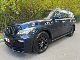 2014 Infiniti QX80 I Рестайлинг, синий, 3750000 рублей, вид 1