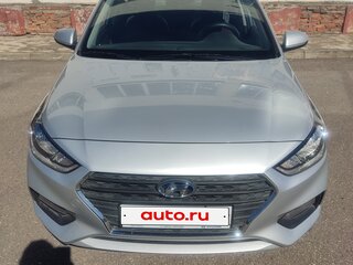 2018 Hyundai Solaris II, серебристый, 1450000 рублей, вид 3