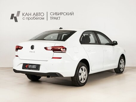 2022 Volkswagen Polo VI, белый, 1517000 рублей, вид 3