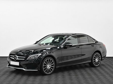 2015 Mercedes-Benz C-Класс 180 IV (W205), чёрный, 1705000 рублей, вид 3