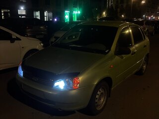 2007 Lada (ВАЗ) Kalina I, зелёный, 115000 рублей, вид 1