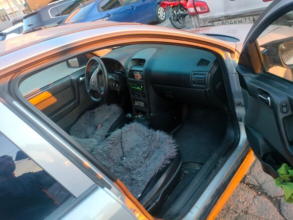 2002 Opel Astra G, серый, 170000 рублей - вид 4