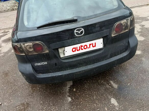 2004 Mazda 6 I (GG), чёрный, 350000 рублей - вид 2