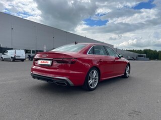 2023 Audi A4 45 TFSI V (B9) Рестайлинг, красный, 3150000 рублей, вид 4