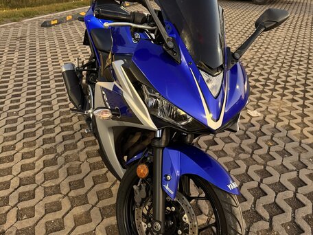 2016 Yamaha YZF-R25, синий, 350000 рублей, вид 3