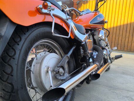 1996 Yamaha XVS400 Drag Star, оранжевый, 345000 рублей, вид 5