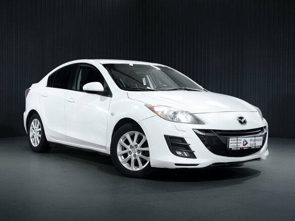 2012 Mazda 3 II (BL) Рестайлинг, белый, 990000 рублей