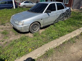 2002 Lada (ВАЗ) 2110, серебристый, 145000 рублей, вид 4