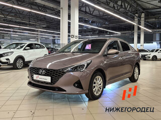 2020 Hyundai Solaris II Рестайлинг, коричневый, 1719000 рублей, вид 1