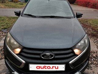 2019 Lada (ВАЗ) Granta Cross I Рестайлинг, серебристый, 650000 рублей, вид 2
