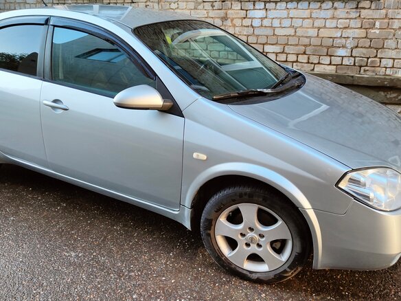 2007 Nissan Primera III (P12), серебристый, 300000 рублей