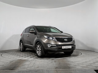 2015 Kia Sportage III Рестайлинг, коричневый, 1175900 рублей, вид 3