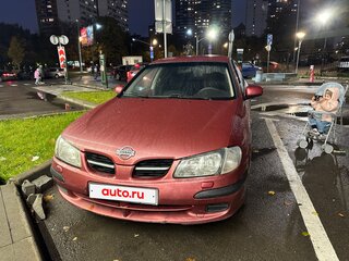 2001 Nissan Almera II (N16), красный, 235000 рублей, вид 1