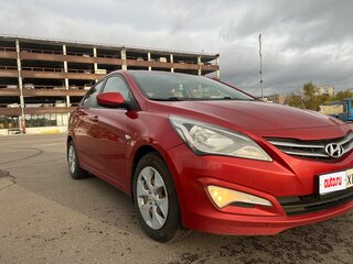 2016 Hyundai Solaris I Рестайлинг, красный, 920000 рублей, вид 3