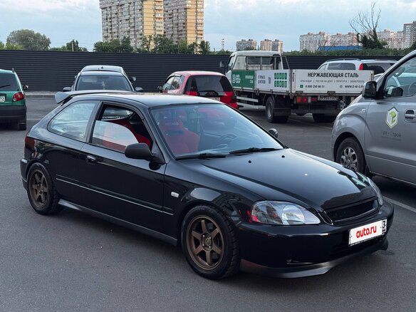 1999 Honda Civic VI Рестайлинг, чёрный, 780000 рублей