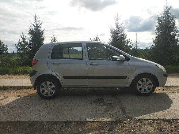2010 Hyundai Getz I Рестайлинг, серый - вид 4