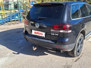 2007 Volkswagen Touareg I Рестайлинг, чёрный, 970000 рублей, вид 4