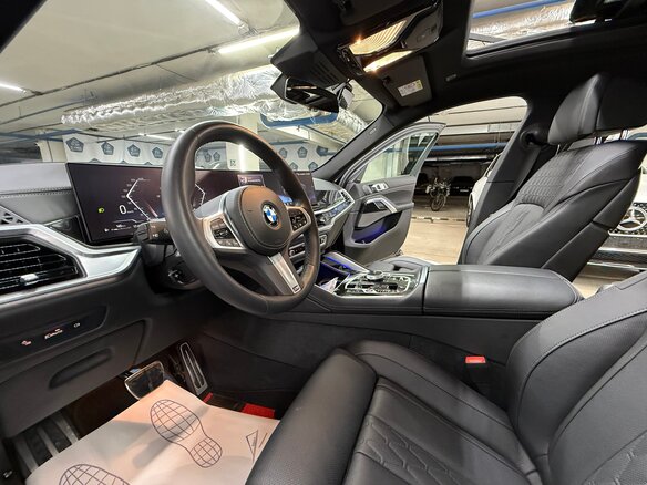 2023 BMW X6 40i III (G06) Рестайлинг, синий, 11700000 рублей - вид 14