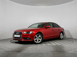2013 Audi A4 IV (B8) Рестайлинг, красный, 1365000 рублей, вид 1