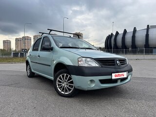 2008 Renault Logan I, зелёный, 300000 рублей, вид 1