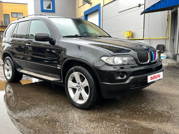 2004 BMW X5 3.0d I (E53) Рестайлинг, чёрный - вид 4